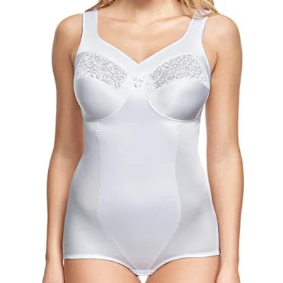 Afbeelding van SUSA Corselet Classics voor dames, shapewear sterk vormend, korset met haaksluiting, vormt taille, buik en billen, 100B