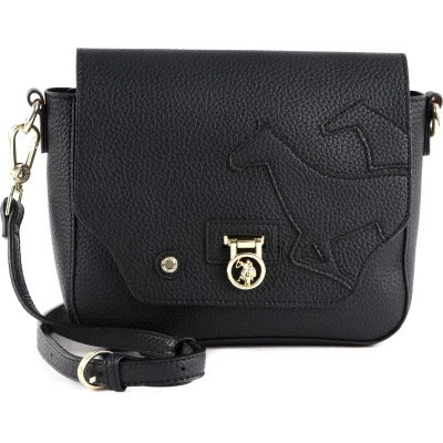Afbeelding van U.S. POLO ASSN. Schoudertas Newport Flap Crossbody Bag Black Zwart