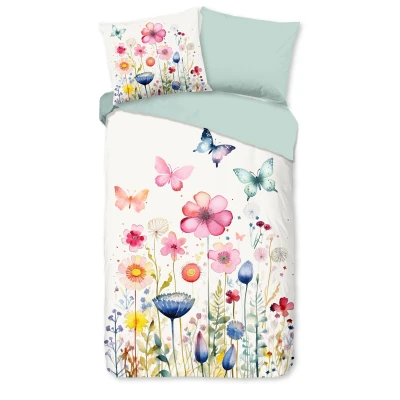 Afbeelding van Pure Kinderdekbedovertrek &quot;bloemen&quot; Multi (140x200/220 cm) Microfiber