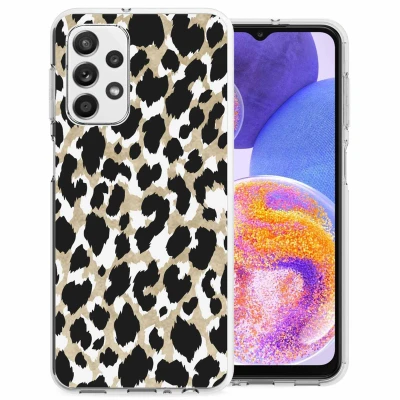 Afbeelding van Samsung Galaxy A23 (5G) Hoesje Siliconen en TPU (zacht) iMoshion Softcase/Backcover Goud Telefoonhoesje