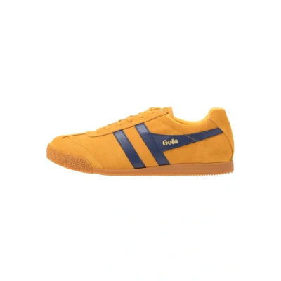Afbeelding van Gola Harrier Sneakers laag, Heren, Maat: 41, Sun/navy Leer en imitatieleer