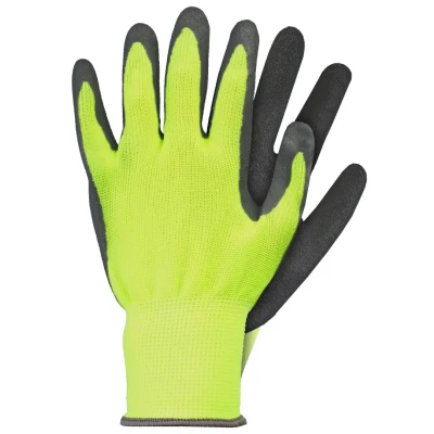 Afbeelding van Talen Tools Werkhandschoenen Latex Geel Maat M