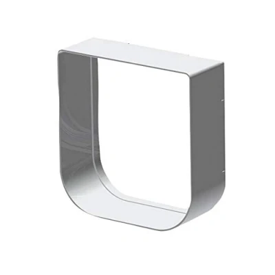 Afbeelding van Ferplast Tunnelbuis Swing Microchip Kattenluik 22.5x16.2x25.2 cm Wit