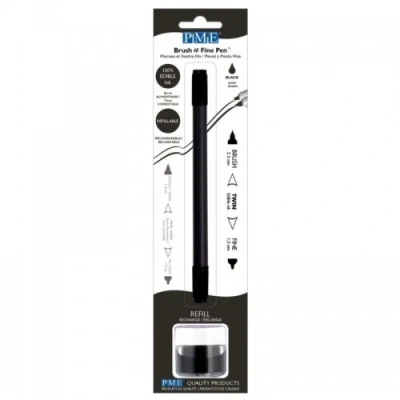 Afbeelding van Brush and Fine pen PME navulbaar zwart
