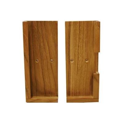 Afbeelding van Teak Tablet houder instelbaar