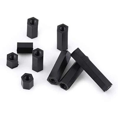 Afbeelding van 100 stks PA66 M3 Vrouwelijk x Vrouwelijke Hex Schroefdraad Spacer Standoff Pillar Moer(M3*10)