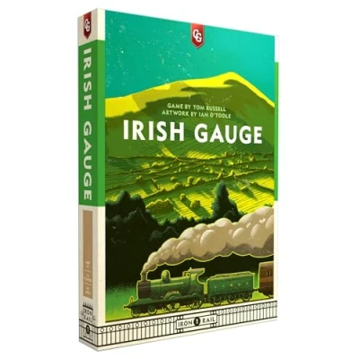 Afbeelding van Capstone Games Irish Gauge Iron Rail 1 Build Railroads Across Ireland Board Game Base 3 to 5 Players Ages 12+ English