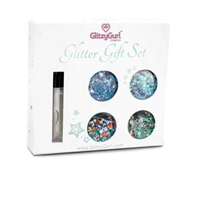 Afbeelding van Holografische Glitter Gift Set Eenhoorn Zeemeermin Iriserende Chunky (Mystieke Zeemeermin)