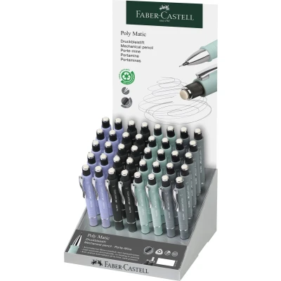 Afbeelding van Vulpotlood Faber Castell Polymatic 0,7mm display 40 stuks