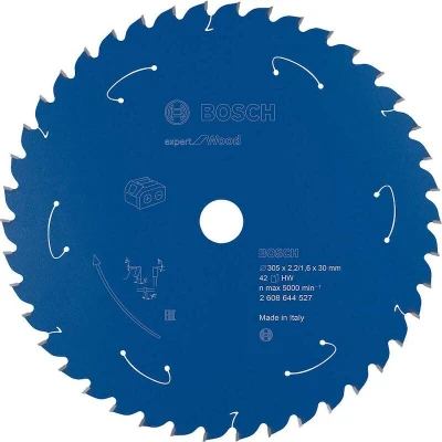 Afbeelding van Bosch 305x2,2x30mm 42 Tanden Cirkelzaagblad Expert For Wood Accu