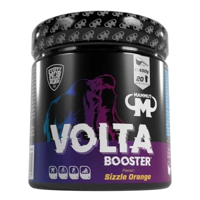 Afbeelding van Volta Pre Workout Booster 400g trainingsbooster met citrulline, arginine, beta alanine, mineralen, vitamines en kruiden Mammut Nutrition