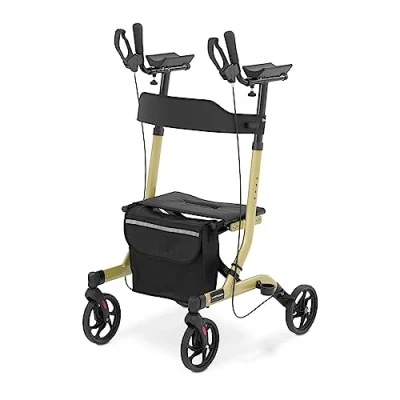 Afbeelding van Uniprodo Rollator Champagne 136 kg 1050 1150 mm