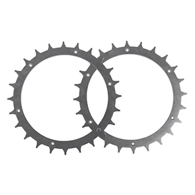 Afbeelding van ROBO CLAWS Robotspikes van roestvrij staal voor modellen Bosch 400/350, 3 mm, diameter 173 accessoires robotmaaier met 12 x roestvrijstalen schroeven, spikes ontbraamd