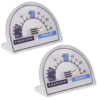 Afbeelding van 2 Pack Koelkast Vriezer Thermometer Dial Met Aanbevolen Temperatuur Zones Cooler Chiller