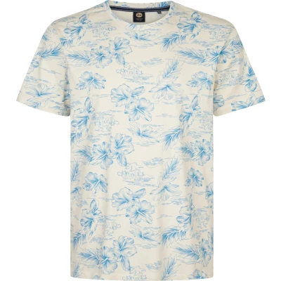 Afbeelding van Petrol Industries Tshirt print, Heren, Maat: 5XL, Seashell