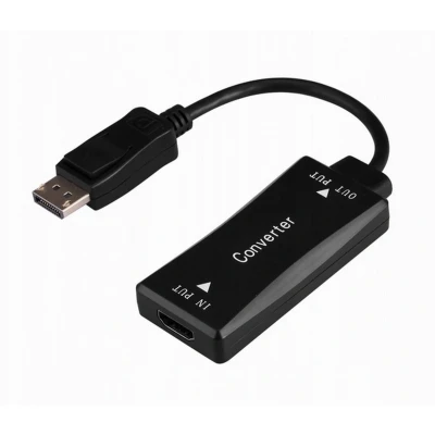 Afbeelding van Actieve 4K HDMI (v) naar DisplayPort (m) adapterkabel, zwart