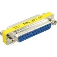 Afbeelding van InLine® Mini Gender Changer, 25 pins D Sub socket/socket