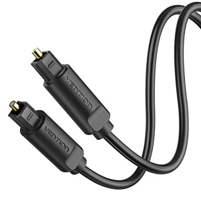 Afbeelding van VENTION Optische Audiokabel Toslink Digitale Audio Kabel S/PDIF 2 Stekker voor Soundbar, Thuisbioscoop, Hifi Installatie, PS4, Xbox, en TV (1M)