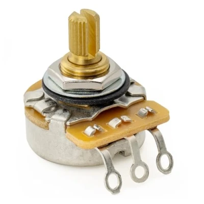 Afbeelding van CTS 450G A250K Logaritmische Potmeter Messing Short Split Shaft 1/4 Inch 10% voor Elektrische Gitaar Basgitaar