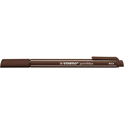 Afbeelding van Fineliner STABILO pointMax 10 stuks bruin