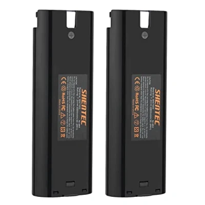 Afbeelding van Shentec 7.2V 4500mAh Ni MH accu reserveaccu voor Makita, 7000, 7002, 7033, 191679 9, 632002 4, 632003 2, 192532 192695 2 stuks