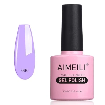 Afbeelding van AIMEILI Gel Nagellak UV LED Gellack Soak Off Polish Neon Lavender (060) 10ml