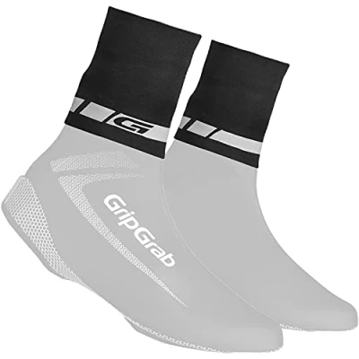 Afbeelding van GripGrab CyclinGaiter Regen Wielren Overschoenen Cuffs Neopreen Manchetten Zwart Unisex Maat S/M