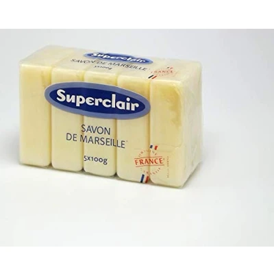 Afbeelding van SUPERCLAIR Marseille Zeep, 100 g, 5 Units