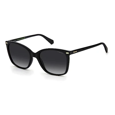 Afbeelding van Polaroid zonnebril PLD 4108/S 807 WJ Black Gray Gradiënt gepolariseerd Sunglasses