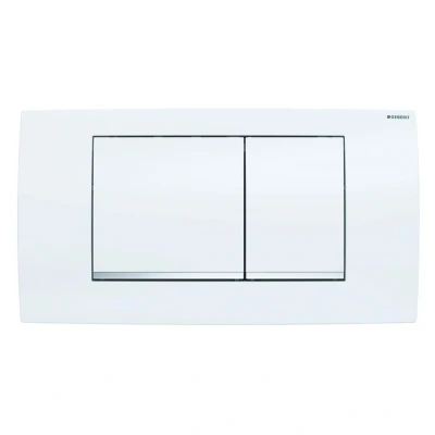Afbeelding van Geberit bedieningsplaat Twinline30 wit glanschroom strook