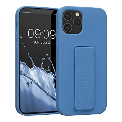 Afbeelding van kwmobile back cover voor smartphone Compatibel met Apple iPhone 12 / Pro 1x beschermhoesje van kunststof In Caribisch blauw