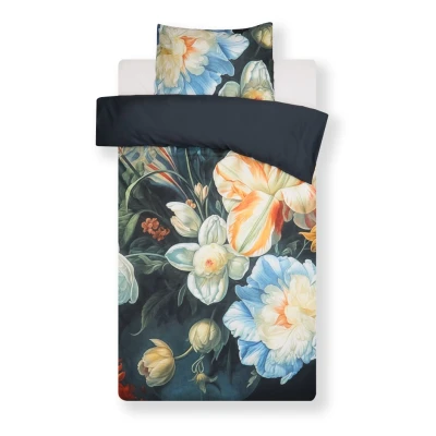 Afbeelding van Vandyck Wonder Night Dekbedovertrekset Blue Ink 1 persoons (140x200/220 + Sloop)