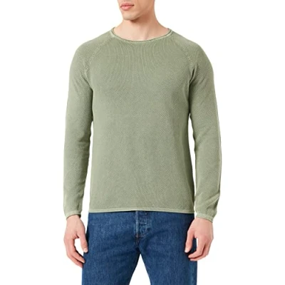 Afbeelding van Key Largo MST Thomas Round NECK Trui, Heren, Maat: Medium, Light olive
