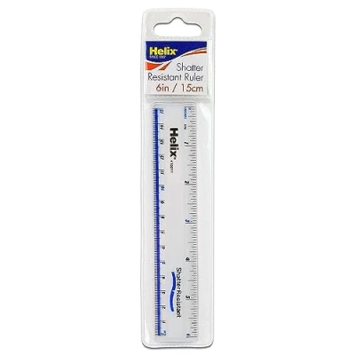 Afbeelding van Helix 15 cm lange transparante liniaal
