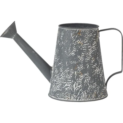 Afbeelding van Clayre &amp; Eef Decoratie Gieter 14x14x17 cm Grijs Metaal Plantengieter