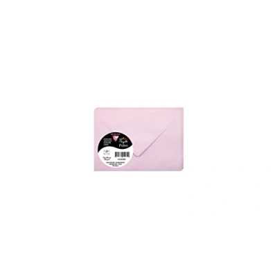 Afbeelding van Clairefontaine Ref 5530C Stuifmeel Enveloppen (Pack van 20) 75 x 100mm formaat, 120gsm papier, Gummed Seal, Inkjet &amp; Laser Printer Compatible, Zuurvrij Licht Roze