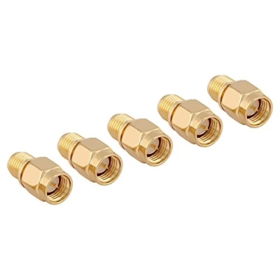 Afbeelding van 5pcs Connecteur Coaxial RF SMA Mâle à RP Female 50ohm pour