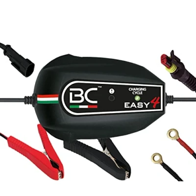 Afbeelding van BC Battery Controller EASY 4, intelligente acculader en onderhoudslader met 4 laadcycli voor alle 12 V lood zuur autoaccu&#039;s motoraccu&#039;s