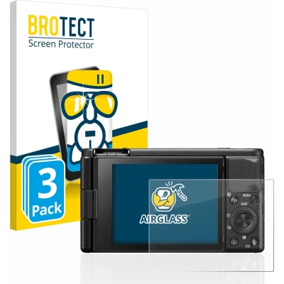 Afbeelding van BROTECT Screenprotector voor Sony ZV 1 Folie Beschermfolie Beschermglas transparant (3 Stuks)