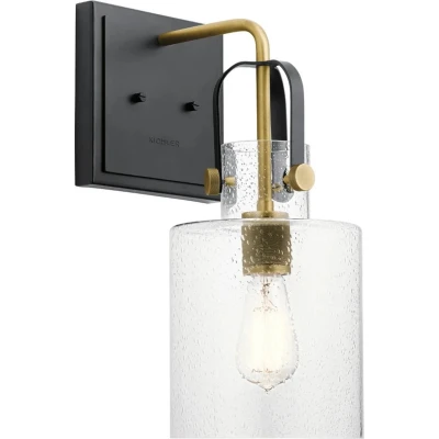 Afbeelding van Kichler LED Wandlamp Kitner 1X E27 Max 60W Natural Brass