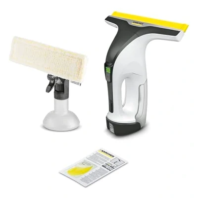 Afbeelding van Kärcher WV 4 Plus Raamreiniger, bruikbaar met Battery Power 4/25 accu, tank 150 ml, led display, incl. spuitfles microvezeldoek, reinigingsconcentraat 20 ml
