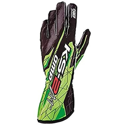Afbeelding van Omp KS 2 Art Karting handschoenen, zwart/groen, M
