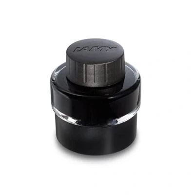 Afbeelding van LAMY T 51 inkt 828 inktpot met restopvangbak in de kleur zwart 30 ml