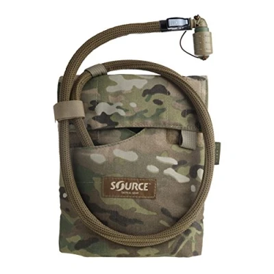 Afbeelding van Source Tactical kangoeroe, 1 liter, opvouwbaar, kantine hydration systeem met tas