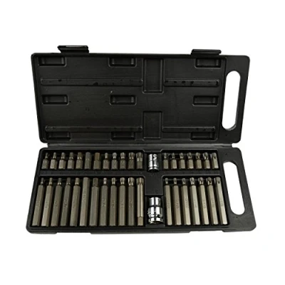 Afbeelding van Torx, inbus en Spline bitten set 40 delig Torxbit Inbusbit bit GEKO