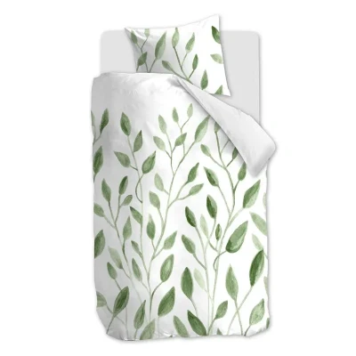 Afbeelding van Snoozing Dian Dekbedovertrek Eenpersoons 140x200/220 cm Green
