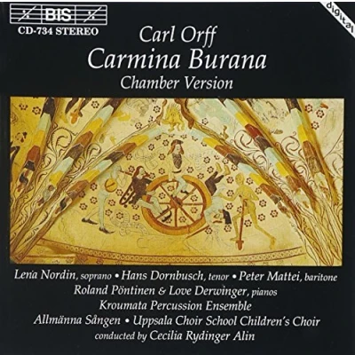Afbeelding van Kroumata Percussion Ensemble, Cecilia Rydinger Alin Carmina Burana (Chamber Version) (CD)