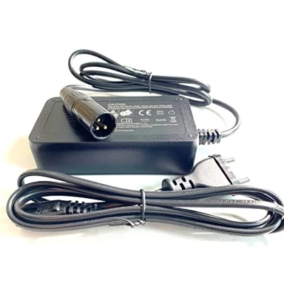Afbeelding van Enerpower Li Ion oplader 29,4V 2A CCCV voor Pedeec accu&#039;s 24V met XLR 3 (CB, GS)
