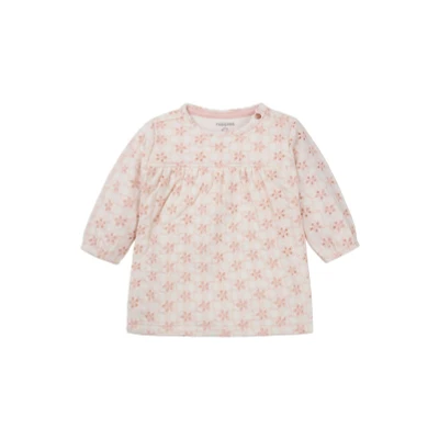 Afbeelding van Noppies Jurk rosa / wit