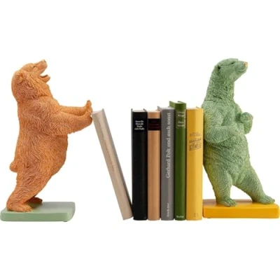 Afbeelding van Boekensteun beren (2/Set) Kare Design